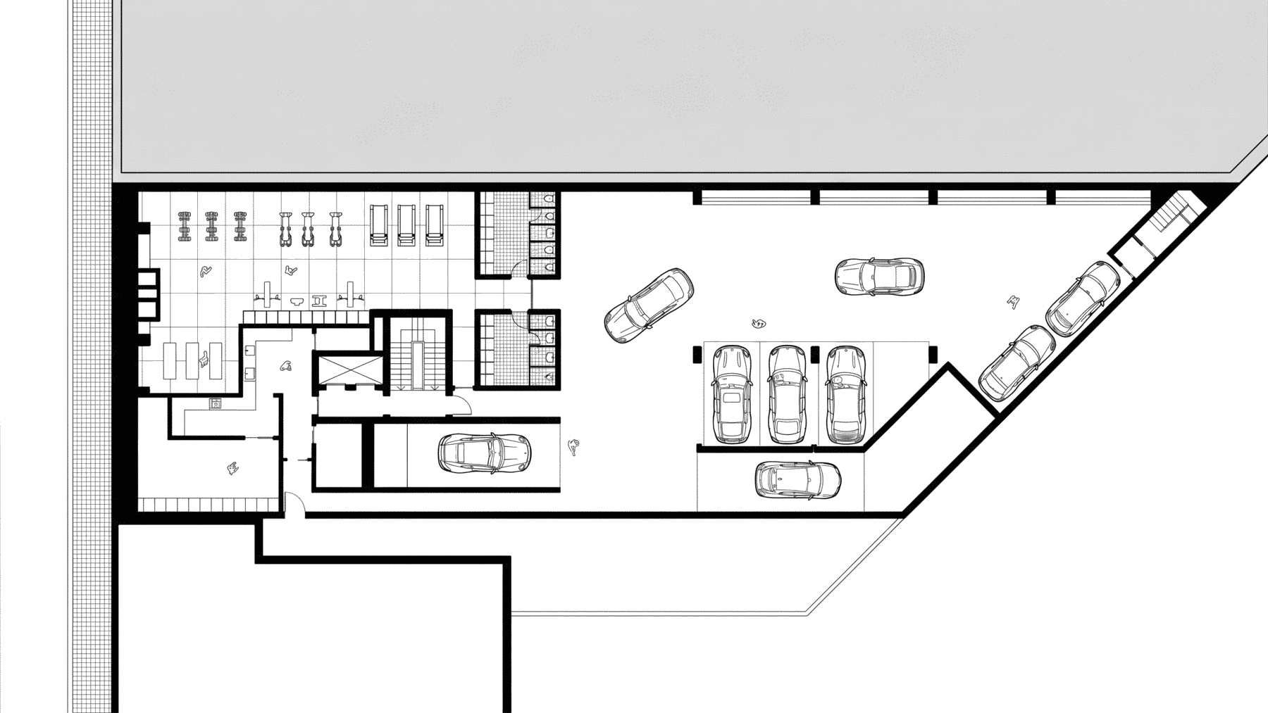 Underground floor plan, level -1